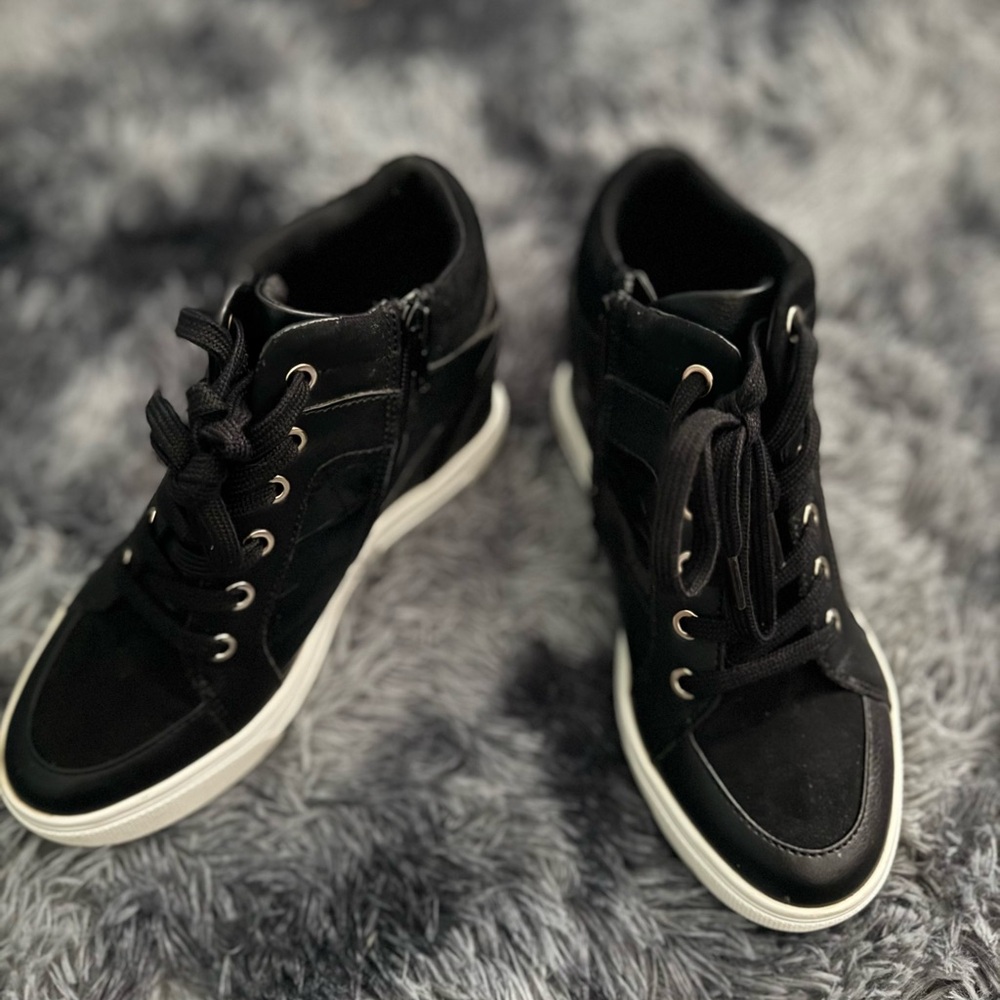 Aldo Black High-Top Sneakers